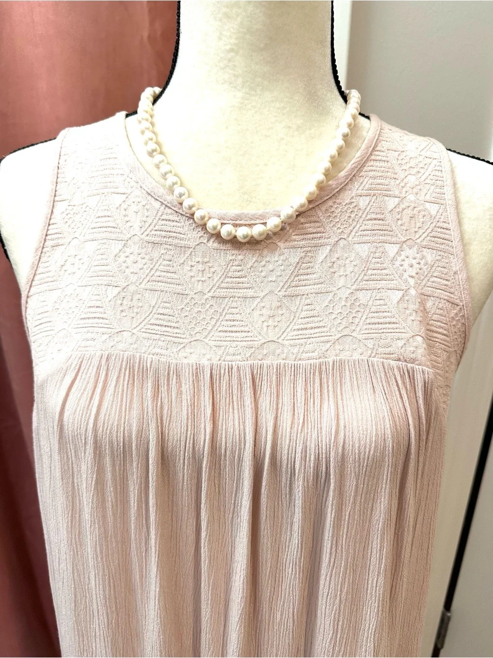 White Cultured Freshwater Pearl Rhodium over Sterling Silver Necklace & Earrings